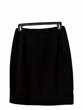 WEST Classic Black Lined Pencil Skirt Women’s Size 8 Made in USA